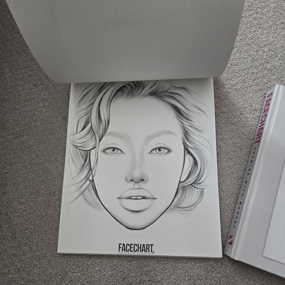 Face Chart | Other | Face Chart Makeup Book For Cosmetology | Poshmark
